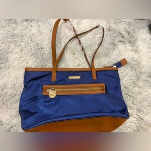 Michael Kors Kempton Navy Blue Shoulder Bag EUC